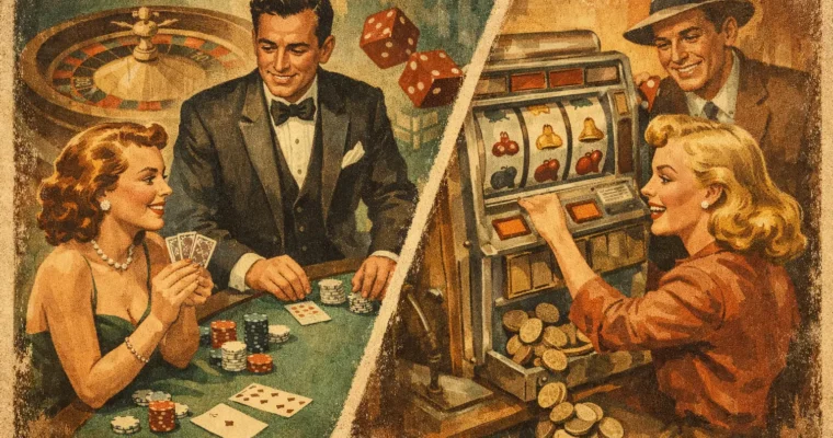Live Casino Versus Slots: Which Game Fits You?